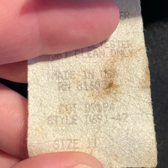 La Belle women’s size vintage 11 black button down dress made in USA - Picture 8 of 9